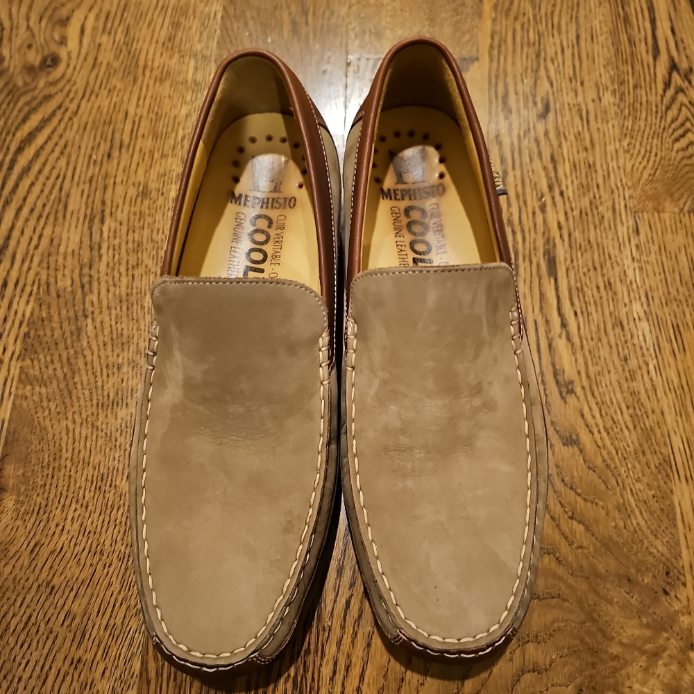 Mephisto Baduard Slip-On Men's Loafers Tan Nubuck Size US 8 - Picture 8 of 8